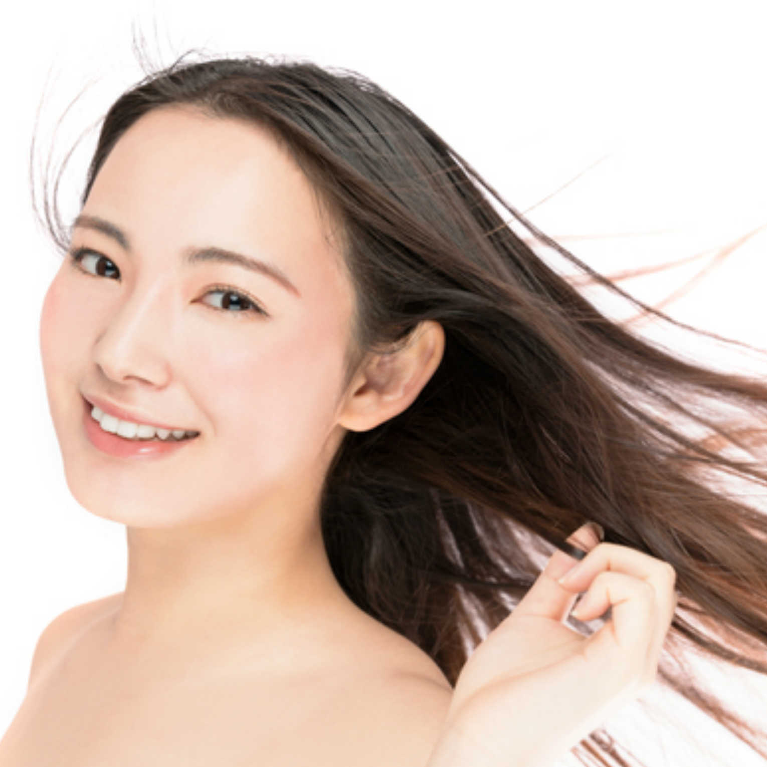 ストーレートヘアの画像